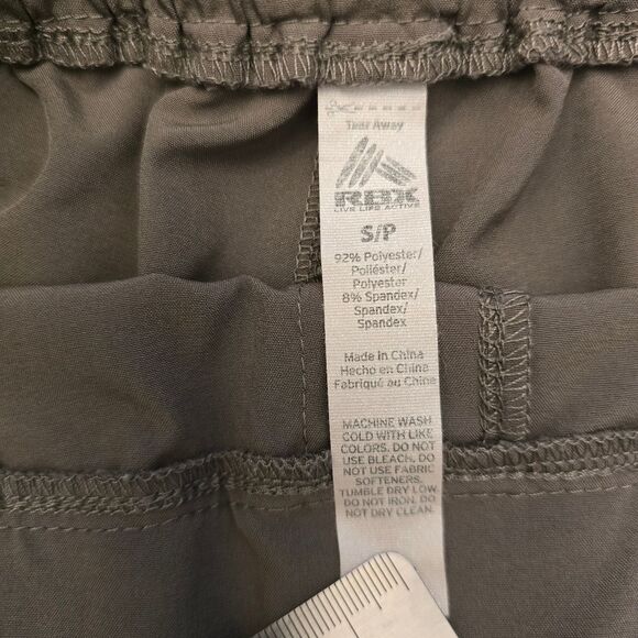 RBX Elastic Waist Zipper Pockets Shorts - Picture 7 of 11